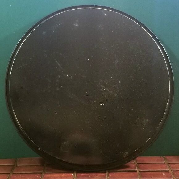 Vintage Native American Indian Metal Cocktail Serving Tray 11" Diameter - Picture 4 of 4